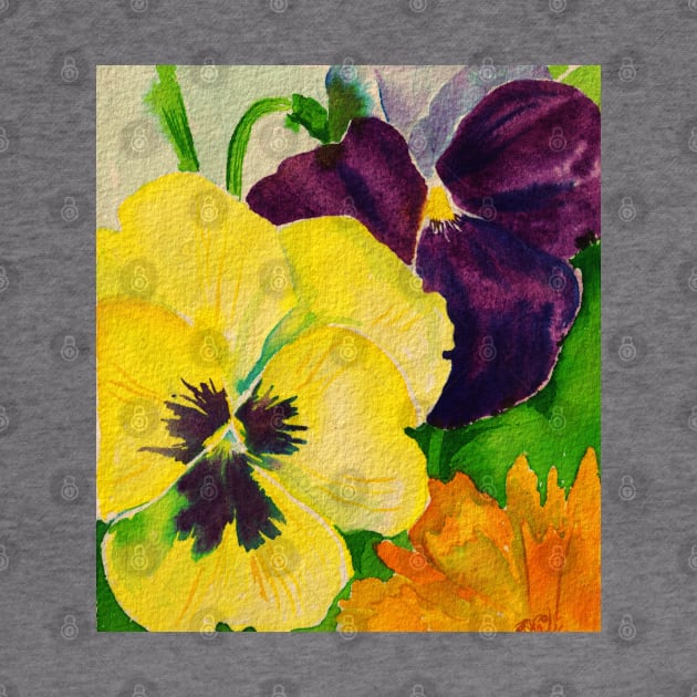 Pansies by HelenDBVickers